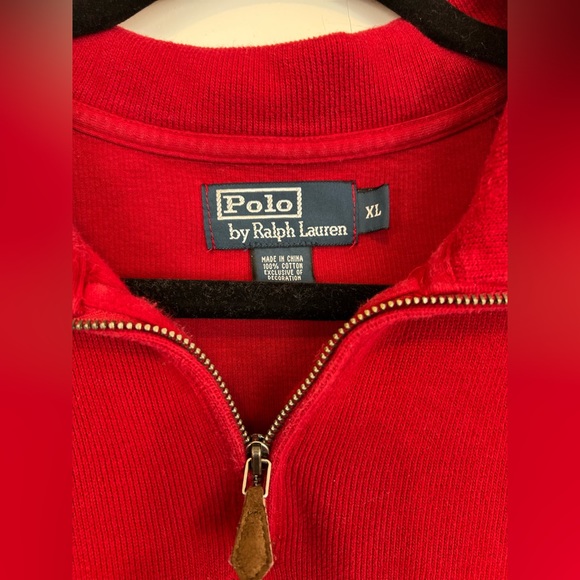 Men’s Polo by Ralph Lauren red sweater size XL - Picture 3 of 3